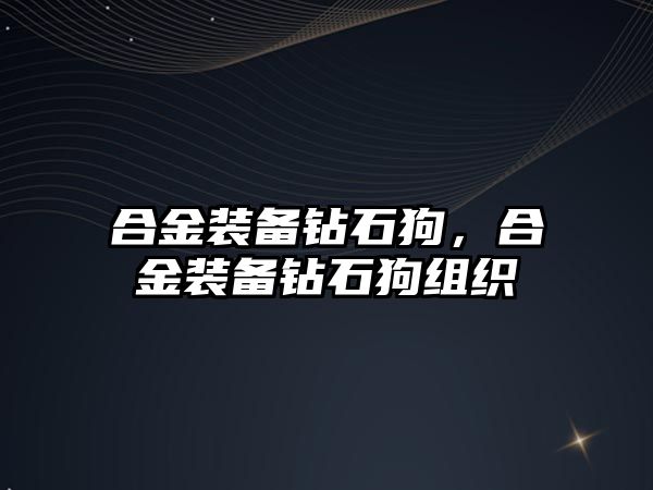 合金裝備鉆石狗，合金裝備鉆石狗組織