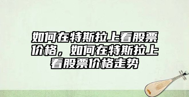 如何在特斯拉上看股票價(jià)格，如何在特斯拉上看股票價(jià)格走勢