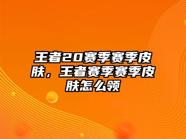 王者20賽季賽季皮膚，王者賽季賽季皮膚怎么領