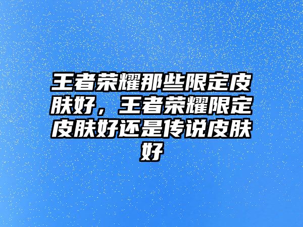 王者榮耀那些限定皮膚好，王者榮耀限定皮膚好還是傳說皮膚好